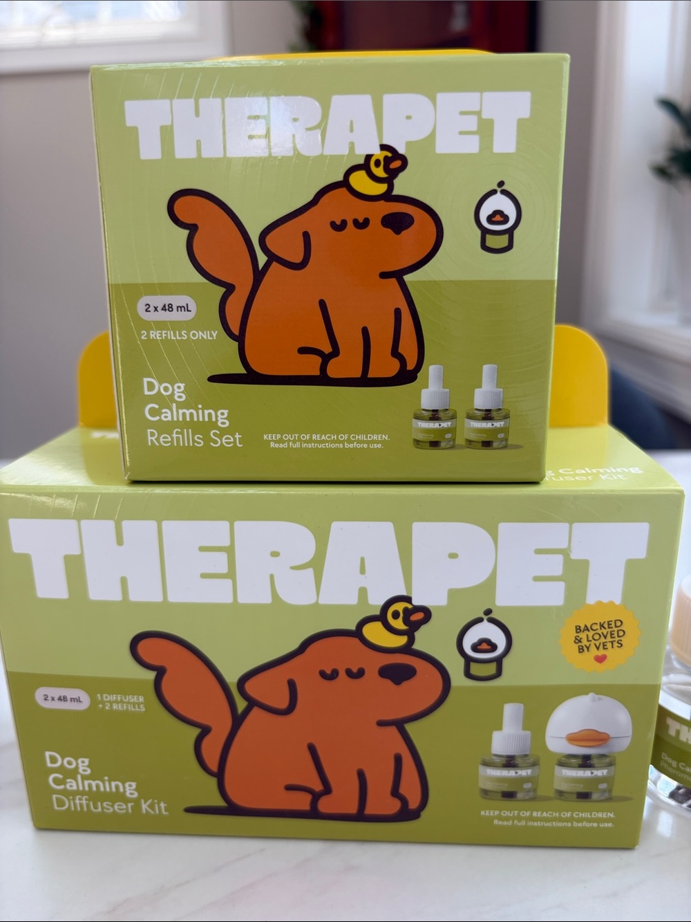 Therapet Dog Calming Diffuser Kit anxious stressed dogs - 1 diffuser, 6 refills - Picture 2 of 4